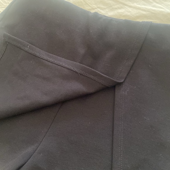 Black Mini Slit Skort - Picture 3 of 3